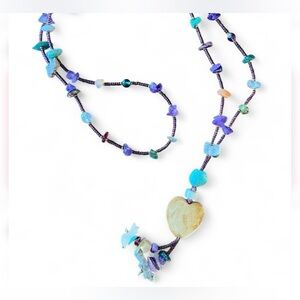 Vintage handcrafted Native American animal totem necklace tribal-Unisex